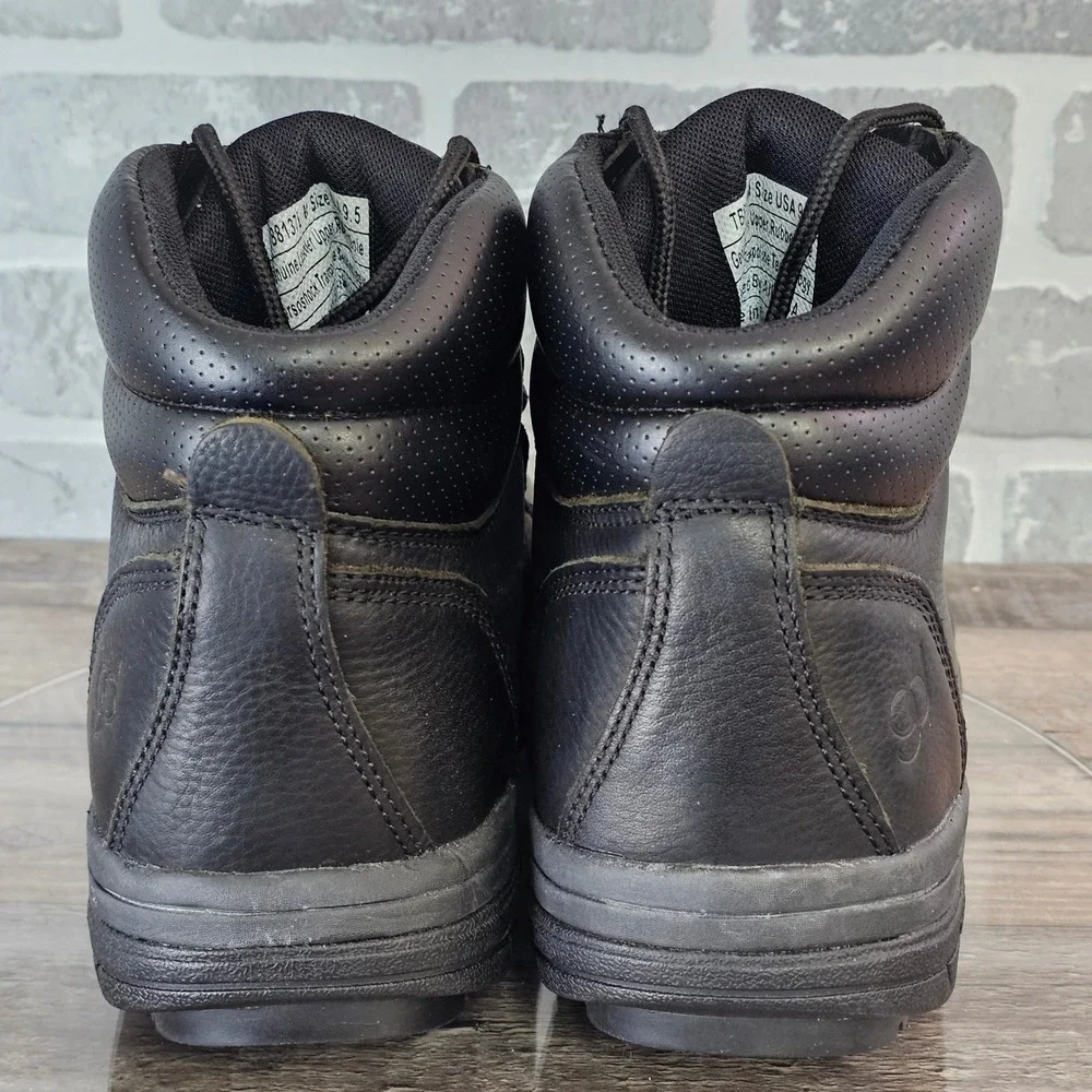 Gravity Defyer Vincent Waterproof Leather Work Boots‎ Slip Resistant Men's 9.5